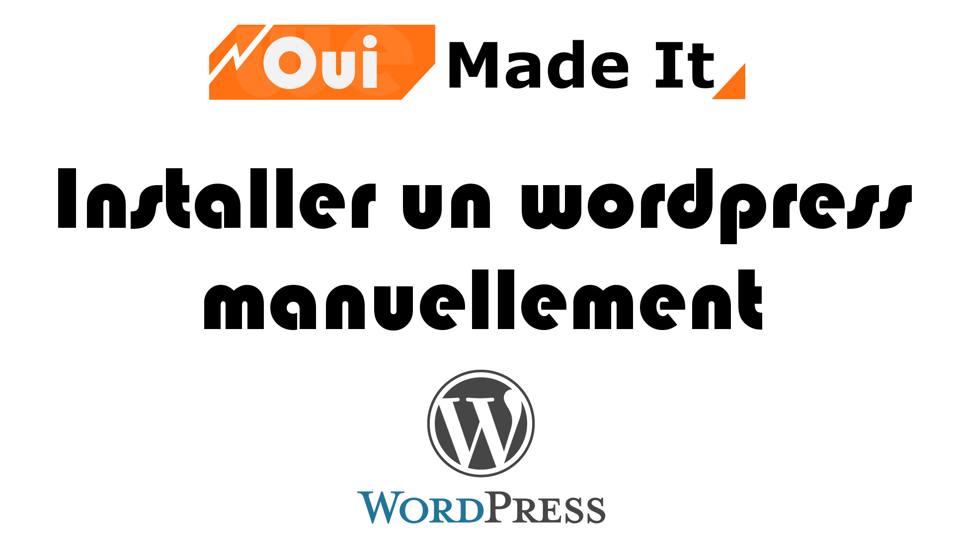Installer Wordpress